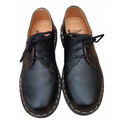 Pre-owned Dr. Martens' 1461 (3 Eye) Black Leather Lace Ups