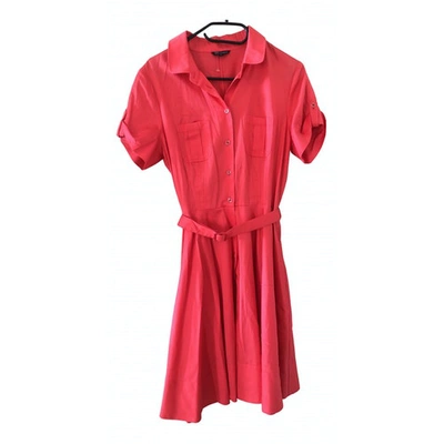Pre-owned Tara Jarmon Pink Cotton Dress