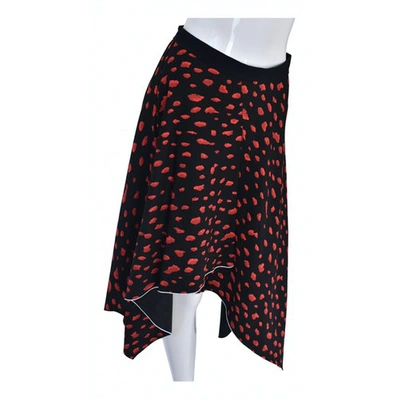 Pre-owned Proenza Schouler Silk Skirt In Black