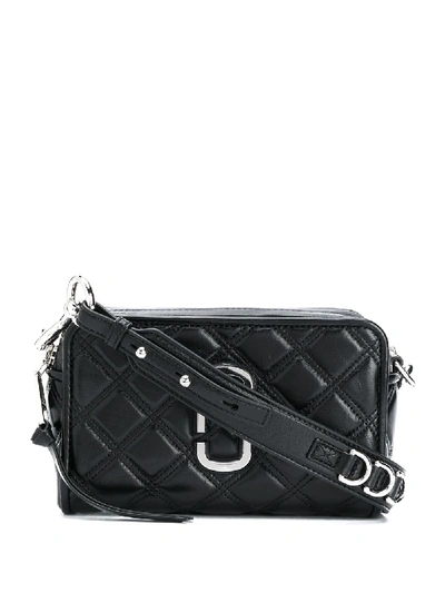 Shop Marc Jacobs The Quilted Snapshot Bag In Black