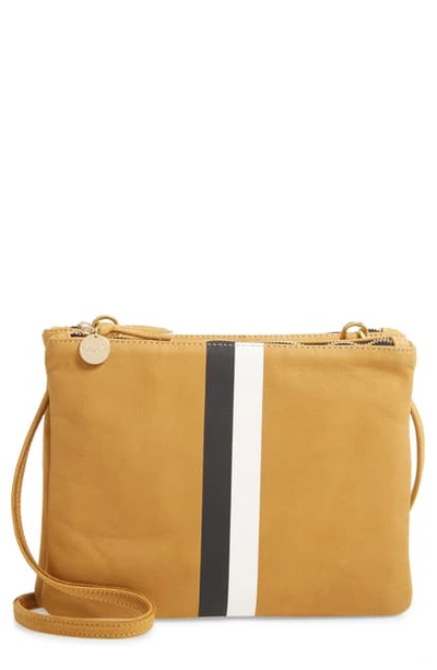 Clare V Bretelle Double Sac Crossbody Bag In Cuoio Vachetta | ModeSens
