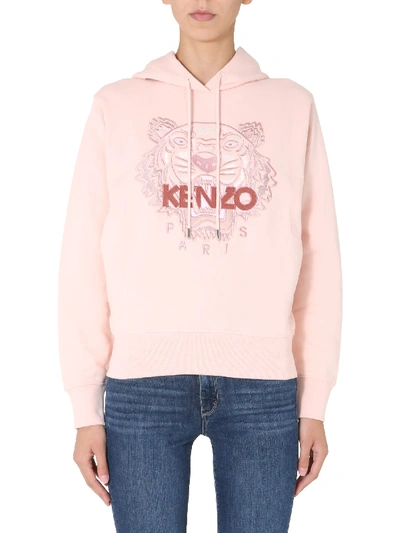 Shop Kenzo Hoodie In Rosa