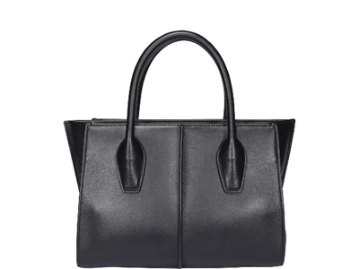 Shop Tod's Shopping Bag In Black
