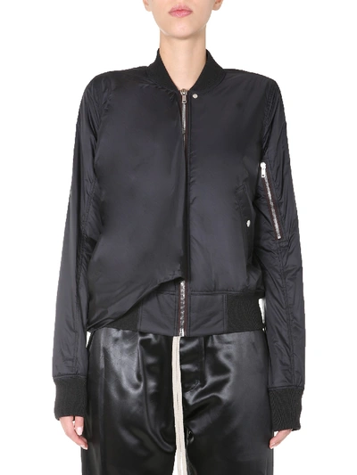 Shop Rick Owens "seb" Bomber In Black