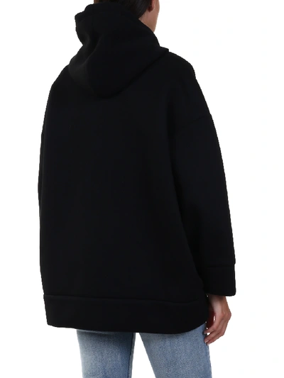 Shop Moncler Over Sweatshirt In Black