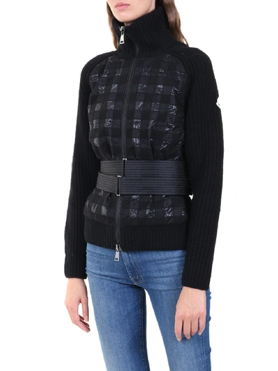 Shop Moncler High Neck Sweater In Black