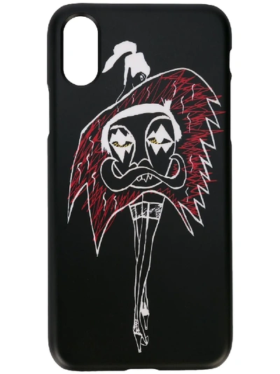 Shop Haculla Lady And The Cape Phone Case In Black