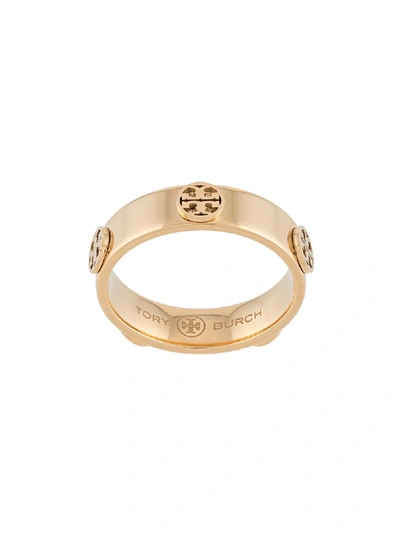 Shop Tory Burch Miller Stud Ring In Gold