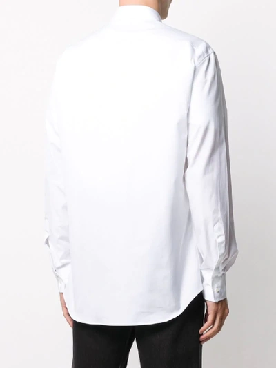 Shop Dsquared2 Logo-embroidered Shirt In White