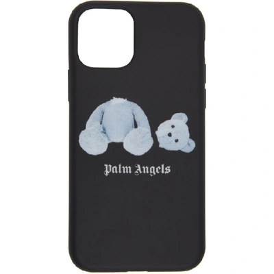 Shop Palm Angels Black Ice Bear Iphone 11 Pro Case In Black White