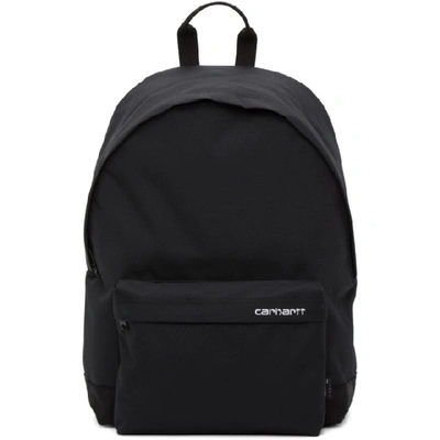 Shop Carhartt Black Payton Backpack In Black/white