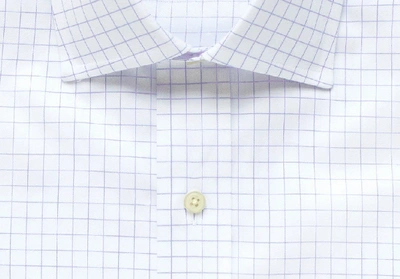 Shop Ledbury Men's Lavender Carrington Windowpane Dress Shirt Lavender Purple Cotton