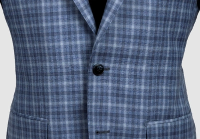 Shop Ledbury Men's Blue Westland Check Sport Coat Wool