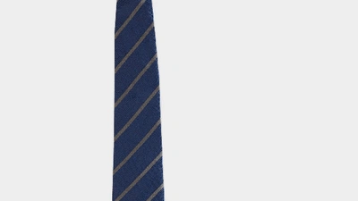 Shop Ledbury Men's Whittier Stripe Tie In Multicolor