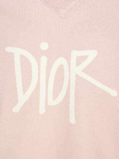 Shop Dior Homme Oversized Sweatshirt In Pink