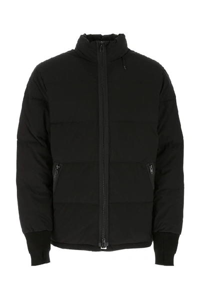 Shop Kenzo Tiger Patch Down Jacket In Black