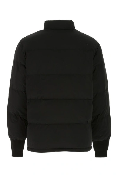 Shop Kenzo Tiger Patch Down Jacket In Black