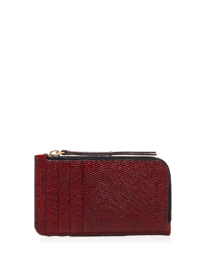 Shop Isabel Marant Zipped Card Holder In Red