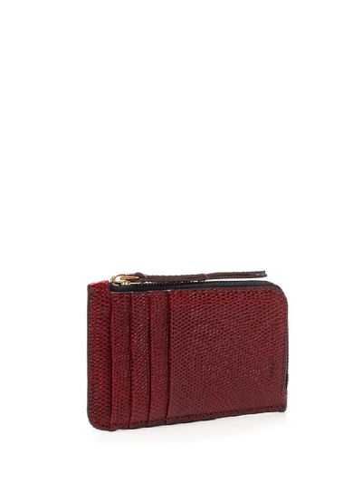 Shop Isabel Marant Zipped Card Holder In Red