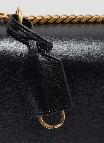 Shop Saint Laurent Sunset Medium Shoulder Bag In Black