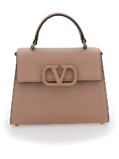Shop Valentino Small Vsling Handbag In Pink