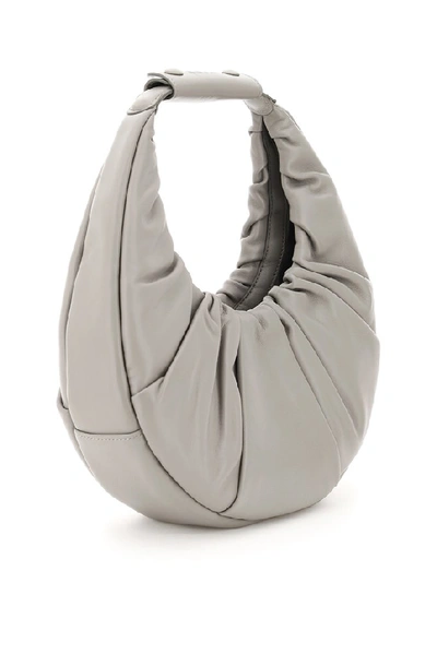 Shop Staud Moon Shoulder Bag In Grey