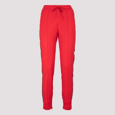 Shop Gucci Cherry Logo Track Pants In Red