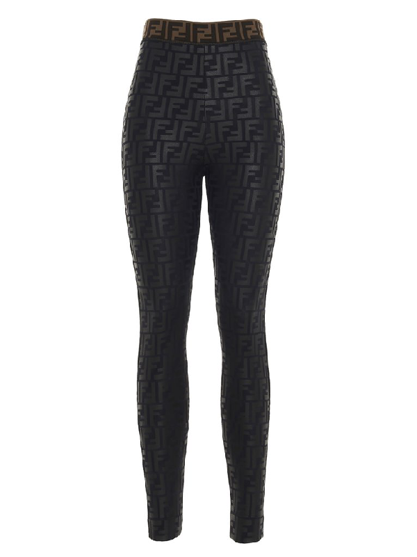 black fendi leggings