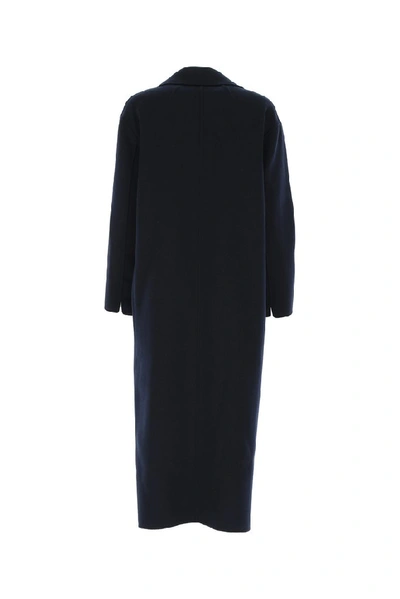 Shop Max Mara 's  Argo Coat In Navy