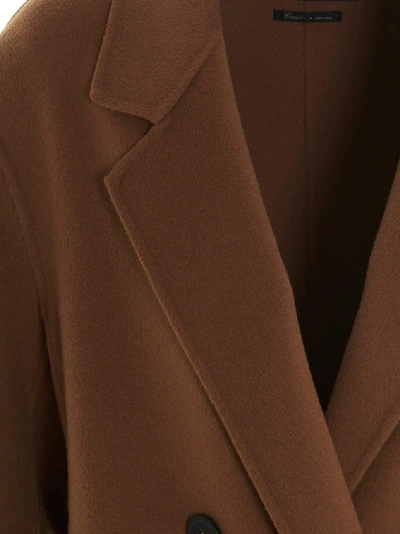 Shop Weekend Max Mara Torbole Coat In Brown