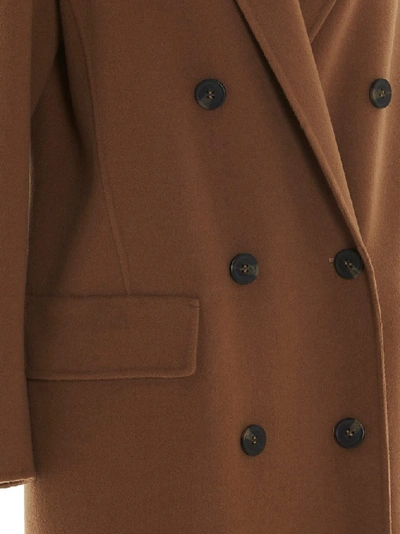 Shop Weekend Max Mara Torbole Coat In Brown