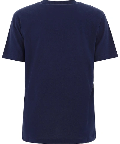 Shop Kenzo Tiger Embroidered T In Blue