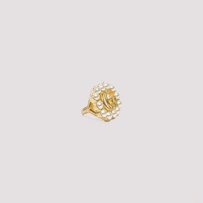 Shop Gucci Double G Ring In Gold