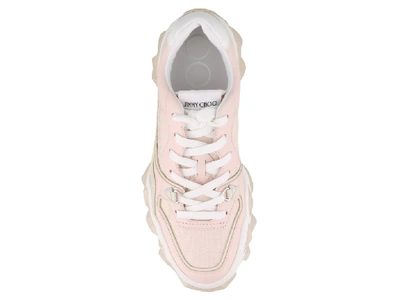 Shop Jimmy Choo Diamond Sneakers In Pink