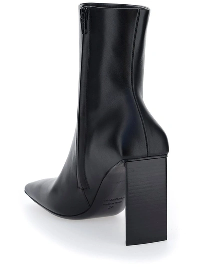 Shop Balenciaga Moon Ankle Boots In Black