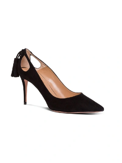 Shop Aquazzura Forever Marilyn 85 Pumps In Black