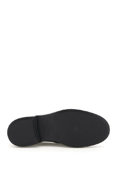 Shop Thom Browne Penny Bar Loafers In Black