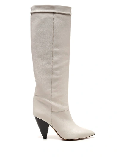 Shop Isabel Marant Loens Boots In White