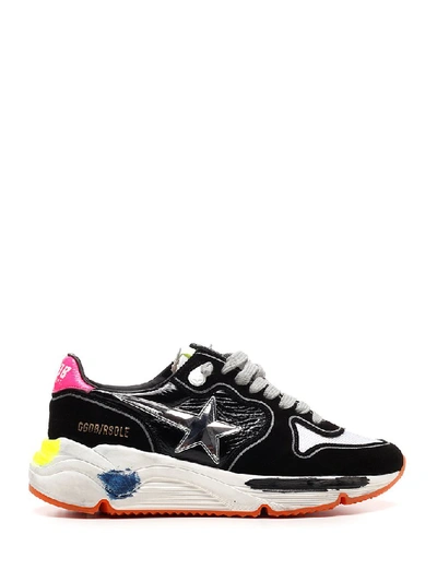 Shop Golden Goose Deluxe Brand Running Sole Sneakers In Black