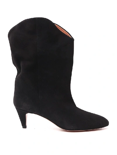 Shop Isabel Marant Dernee Boots In Black