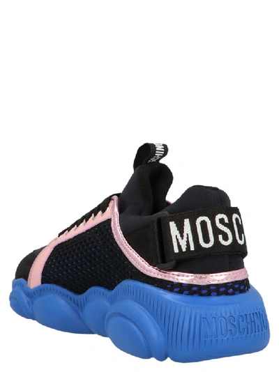 Shop Moschino Teddy Sole Sneakers In Multi