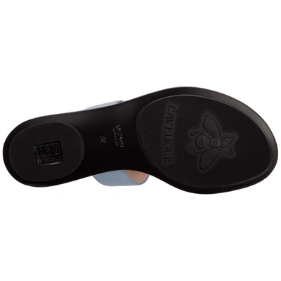 Shop Gucci Double G Thong Sandals In Blue