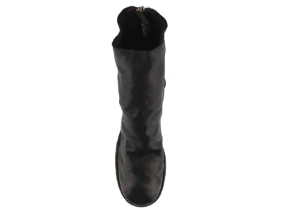 Shop Guidi 788z Back Zip Boots In Black