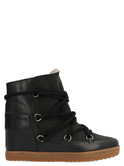 Shop Isabel Marant Nowles Ankle Boots In Black