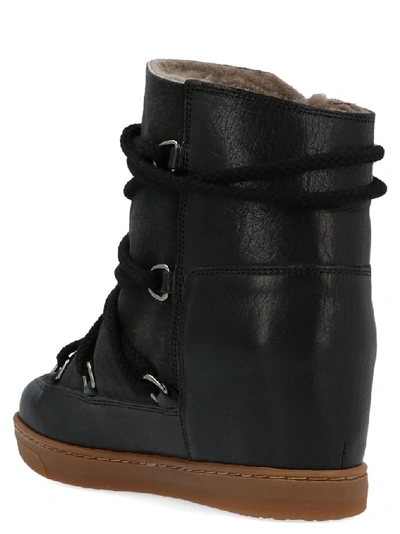 Shop Isabel Marant Nowles Ankle Boots In Black