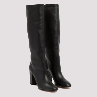 Shop Aquazzura Boogie 85 Boots In Black