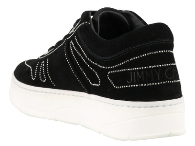 Shop Jimmy Choo Hawaii Sneakers In Black