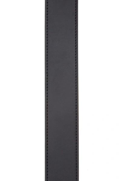 Shop Ferragamo Salvatore  Reversible Gancini Belt In Black