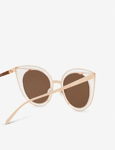 Shop Thierry Lasry 08o000171 Morphology Cat-eye Sunglasses In Brown