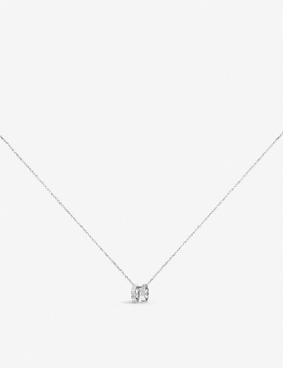 Shop Repossi Womens White Gold 18k Antifer 18ct White-gold And Diamond Necklace 45cm
